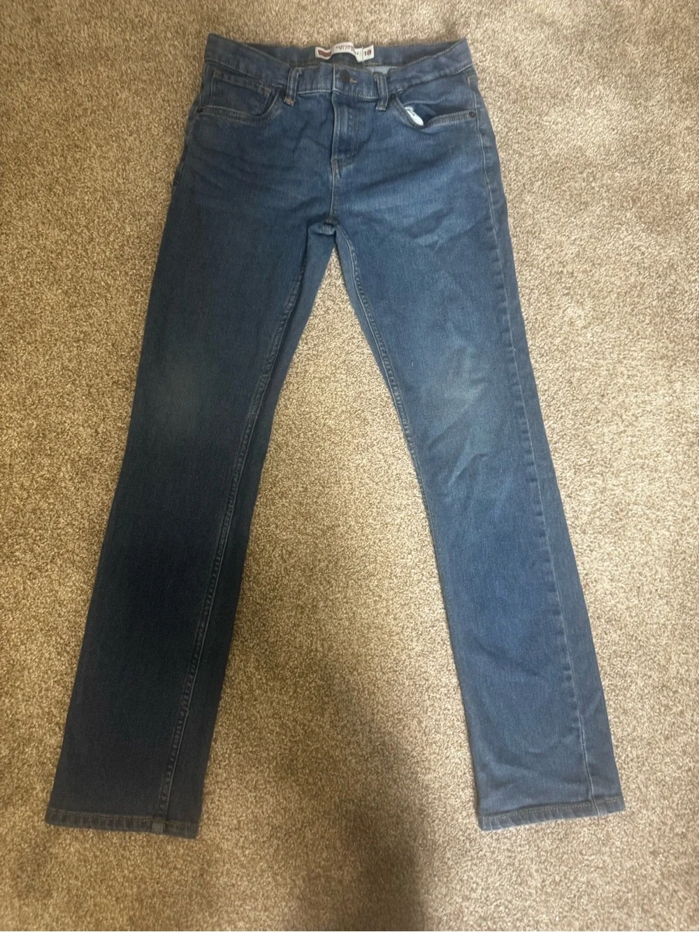 Levi's Slim Straight Jeans in Medium Blue Wash